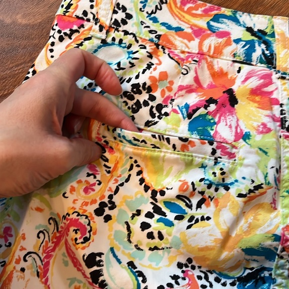 EUC Christopher & Banks flower and paisley skort - Picture 12 of 14